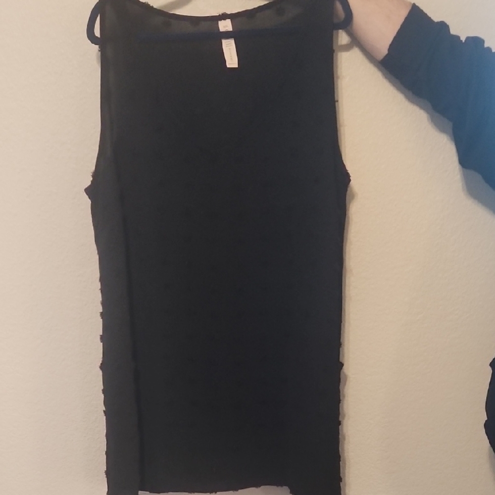 Black Sleeveless Top